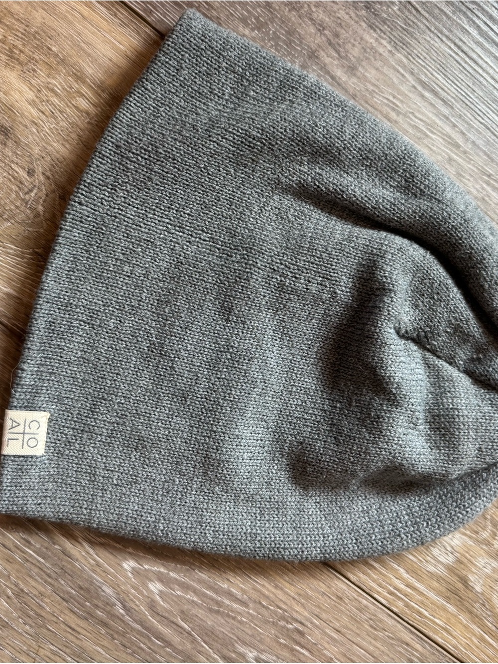 Coal Gray Knit Beanie - Men's Everyday Hat